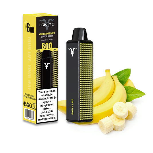 Ignite Vape V600 Banana Ice