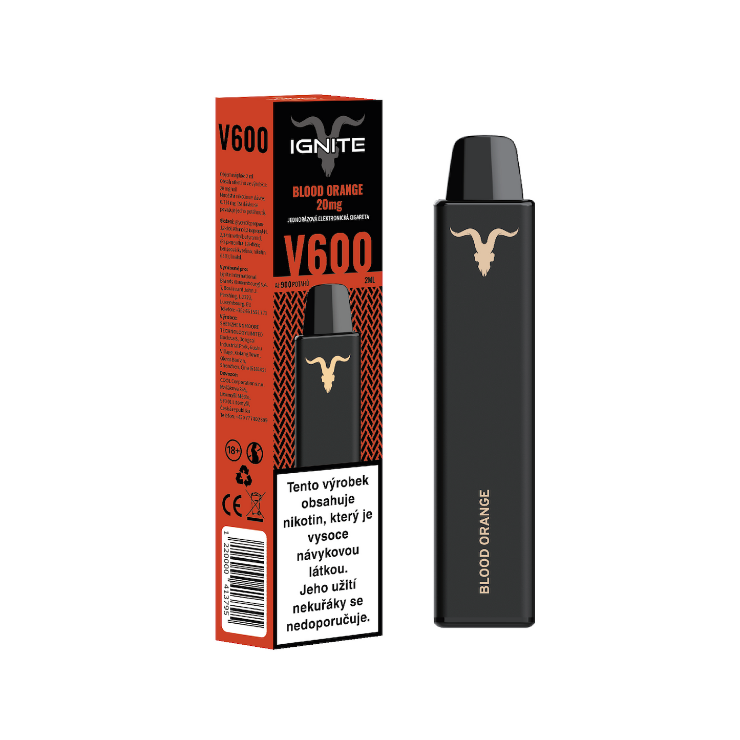 Ignite Vape V600 Blood Orange SLIM