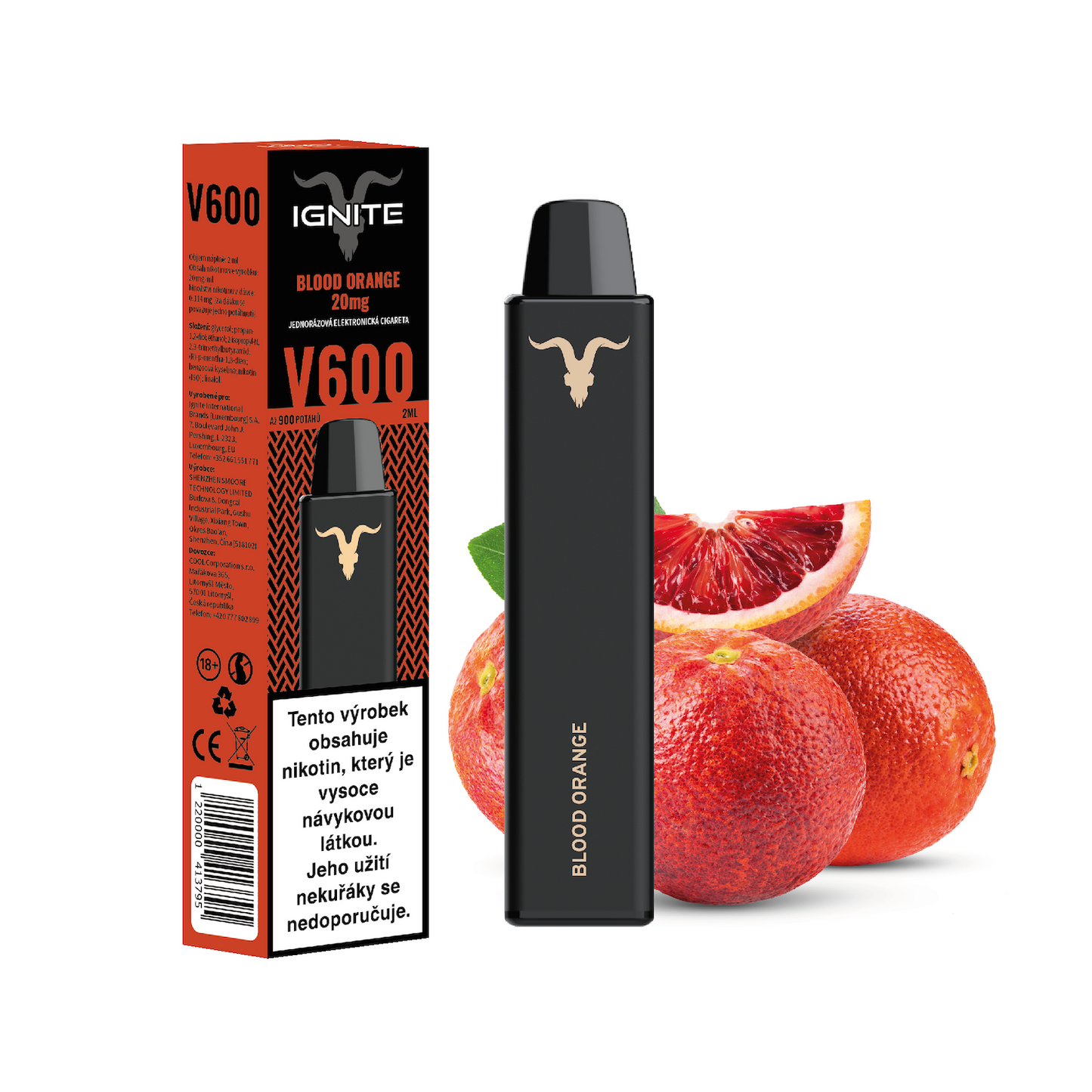 Ignite Vape V600 Blood Orange SLIM