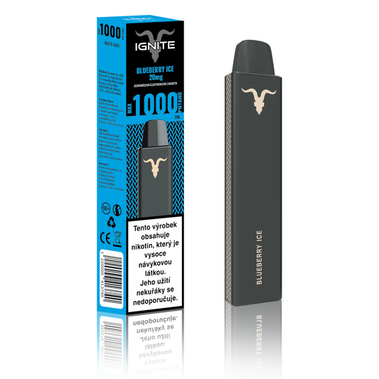 Ignite Vape 1000 potažení Blueberry Ice