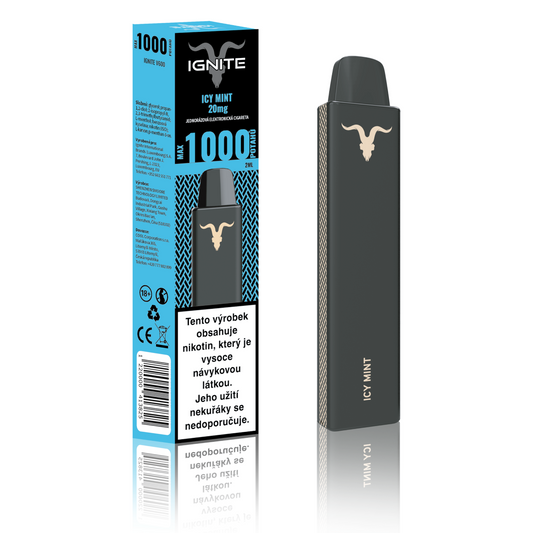 Ignite Vape 1000 potažení Icy Mint