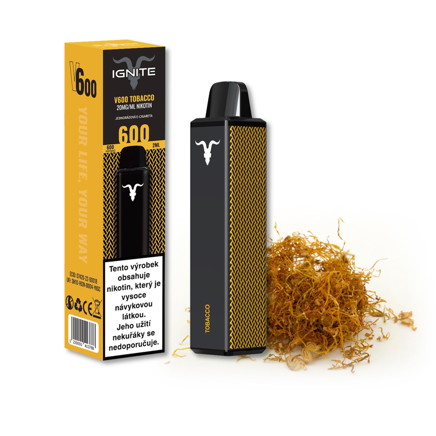 Ignite Vape V600 Tobacco