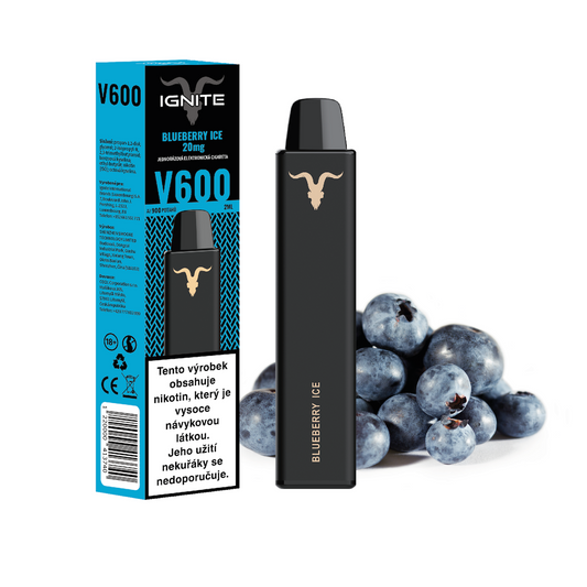 Ignite Vape V600 Blueberry Ice SLIM