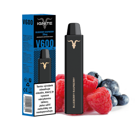 Ignite Vape V600 Blueberry Raspberry SLIM